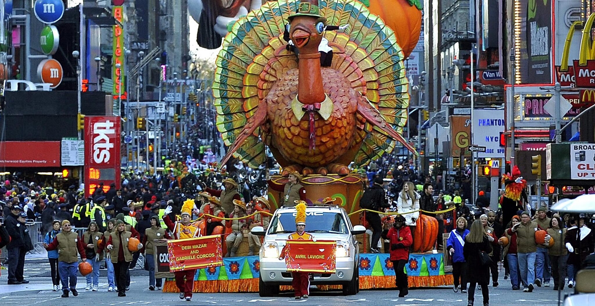 Thanks Giving picture with marching